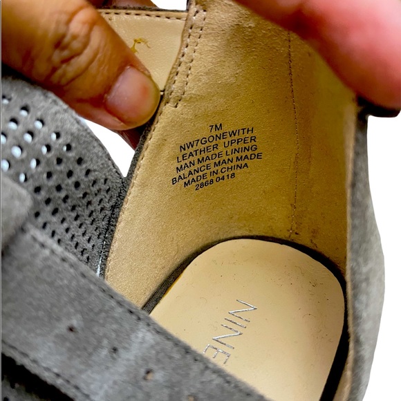 Nine West Heels With Straps Sz 7 women - Picture 7 of 10